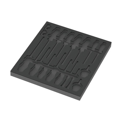 Wera Tools 05150101001 9710 Foam Insert & 18 Piece Screwdriver Set 1
