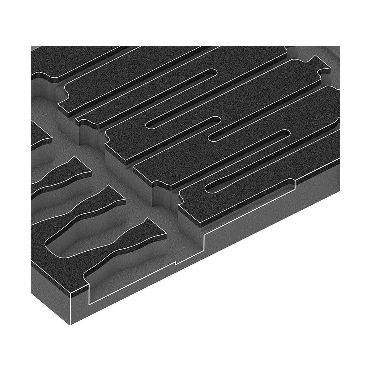 Wera Tools 05150101001 9710 Foam Insert & 18 Piece Screwdriver Set 1