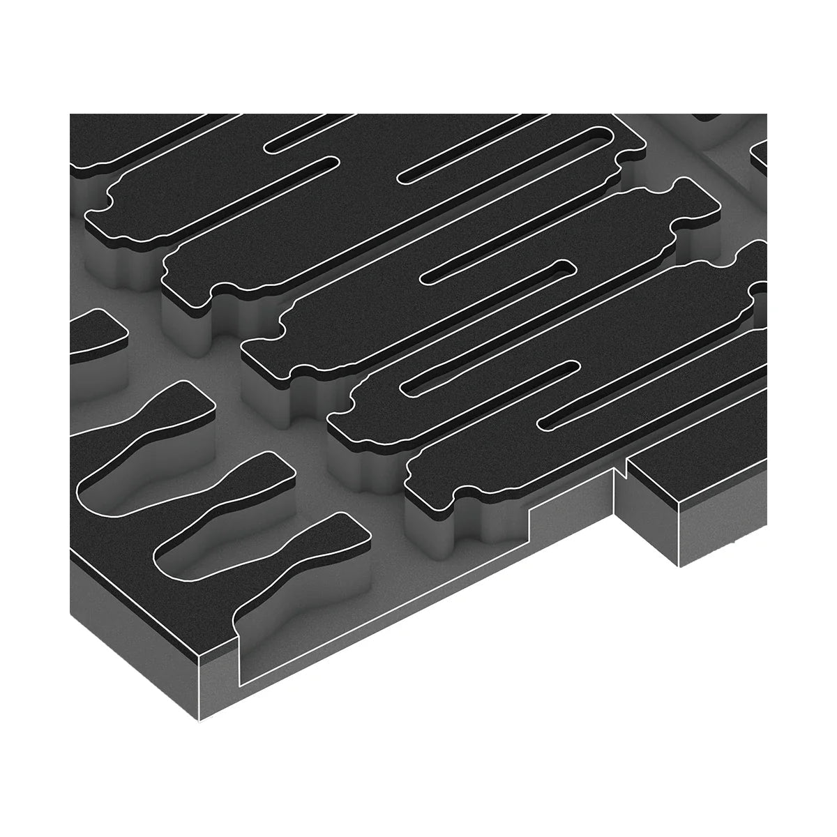 Wera Tools 05150105001 9714 Foam Insert & 13 Piece Chiseldriver Screwdriver set 1