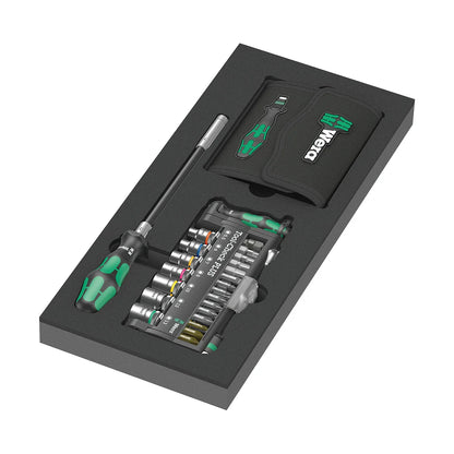 Wera Tools 05150150001 9750 Foam Insert & Kraftform Kompakt Tool-Check PLUS 57 Piece Set