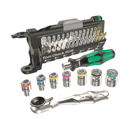 Wera Tools 05150150001 9750 Foam Insert & Kraftform Kompakt Tool-Check PLUS 57 Piece Set