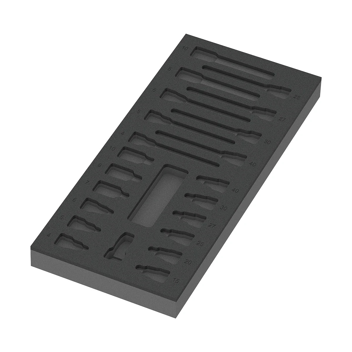 Wera Tools 05150113001 9723 Foam Insert & Zyklop B 22 Piece Bit Socket Set 1 3/8" Drive