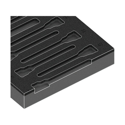 Wera Tools 05150113001 9723 Foam Insert & Zyklop B 22 Piece Bit Socket Set 1 3/8" Drive