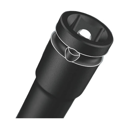 Wera Tools 05150115001 9725 Foam Insert & Zyklop C Impaktor Deep 11 Piece Socket Set 1 1/2" Drive