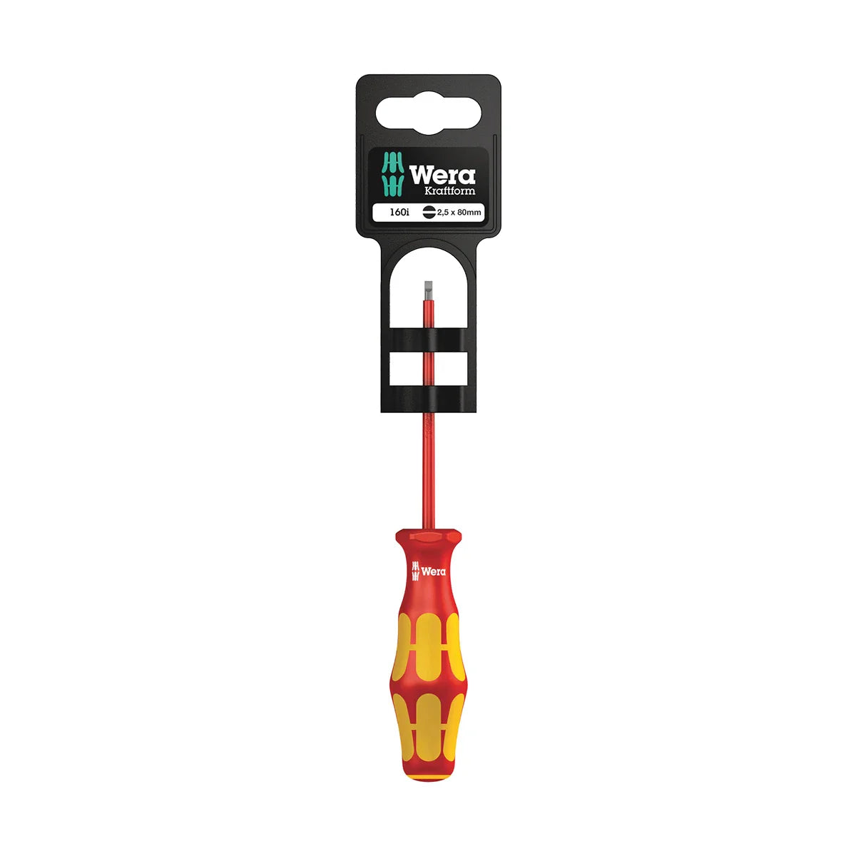 Wera Tools 05100000001 160 i SB VDE Insulated Screwdriver for Slotted Screws