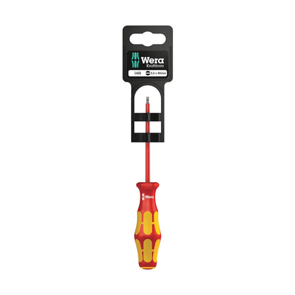 Wera Tools 05100000001 160 i SB VDE Insulated Screwdriver for Slotted Screws