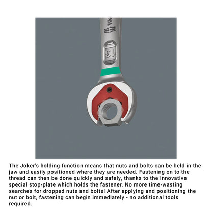 Wera Tools 05020013001 Joker 11-Piece Ratcheting Combination Metric Wrench Set 1