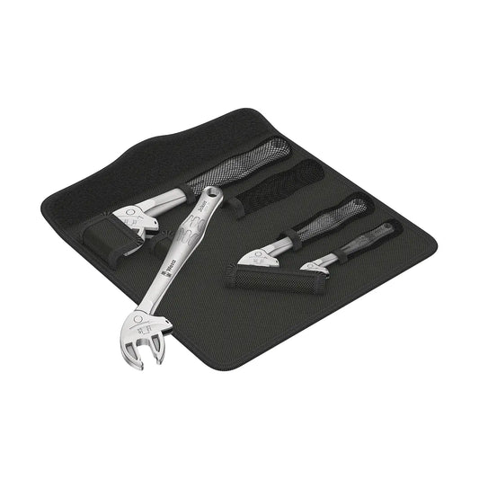Wera Tools 05020110001 6004 Joker 4 Set 1 4-Piece Self-Setting Spanner Set 