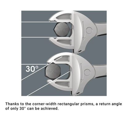 Wera Tools 05020110001 6004 Joker 4 Set 1 4-Piece Self-Setting Spanner Set 