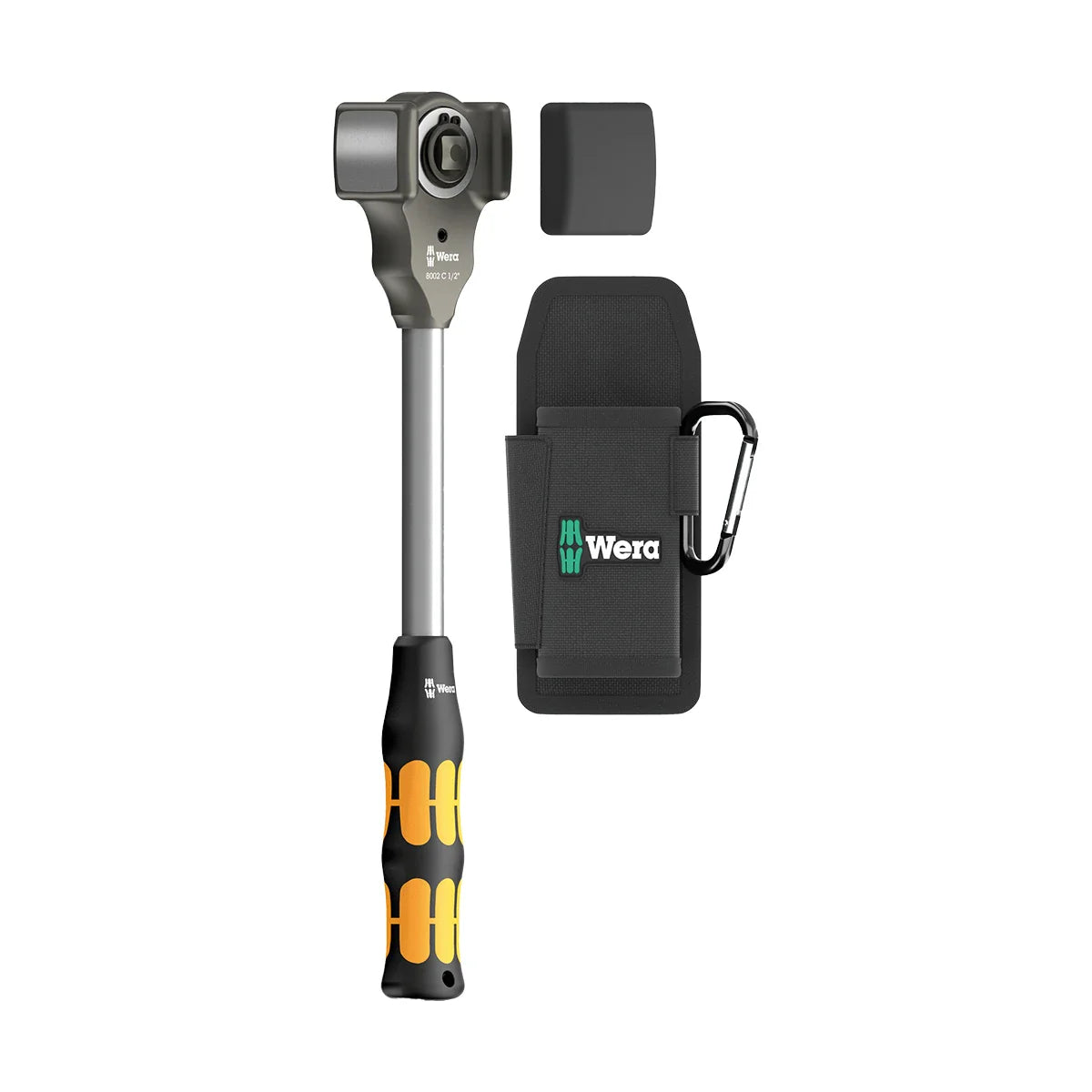 Wera Tools 05003692001 8002 C Koloss Heavy-Duty Ratchet 1/2" with 1/2" Drive