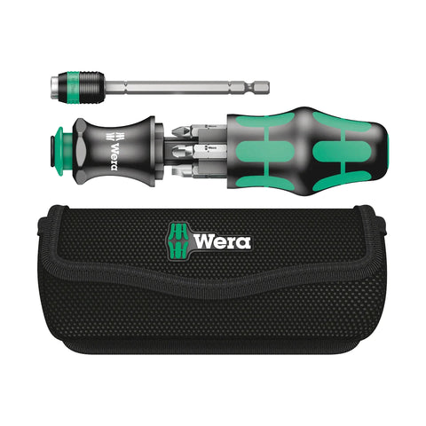 Wera Tools 05051024001 Kraftform Kompakt 25 Bit Holding Screwdriver with Pouch