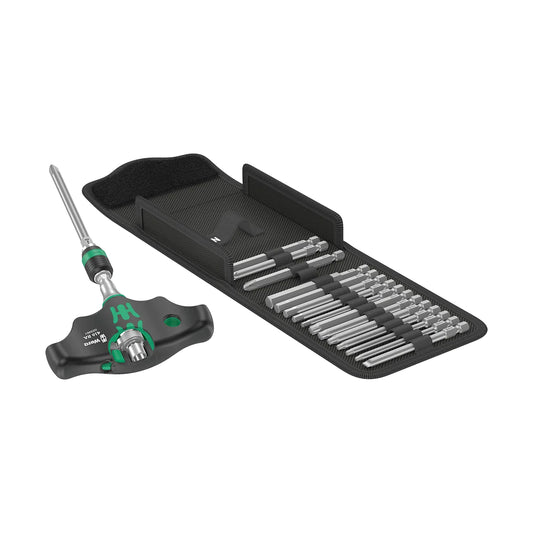 Wera Tools 05023471001 17-Piece Kraftform Kompakt 400 RA Screwdriver Set 1