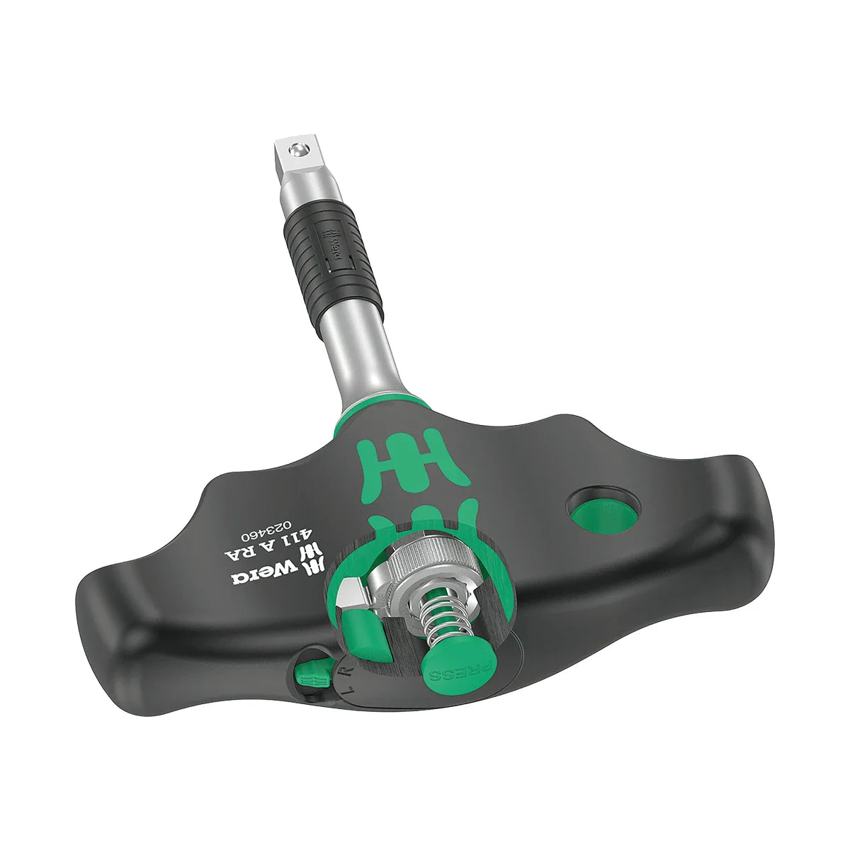 Wera Tools 05023470001 Kraftform Kompakt 400 RA 9-Piece Metric T-Handle Socket Set