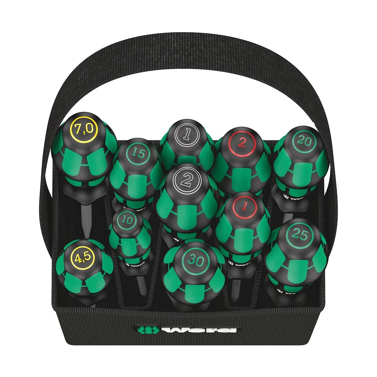 Wera Tools 05004313001 Kraftform 2go 300 11 Piece Screwdriver Set