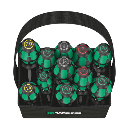 Wera Tools 05004313001 Kraftform 2go 300 11 Piece Screwdriver Set