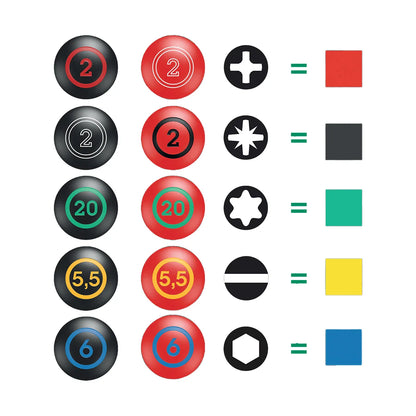 Wera Tools 05136033001 9621 8-Piece Belt Holster Screwdriver Set 2