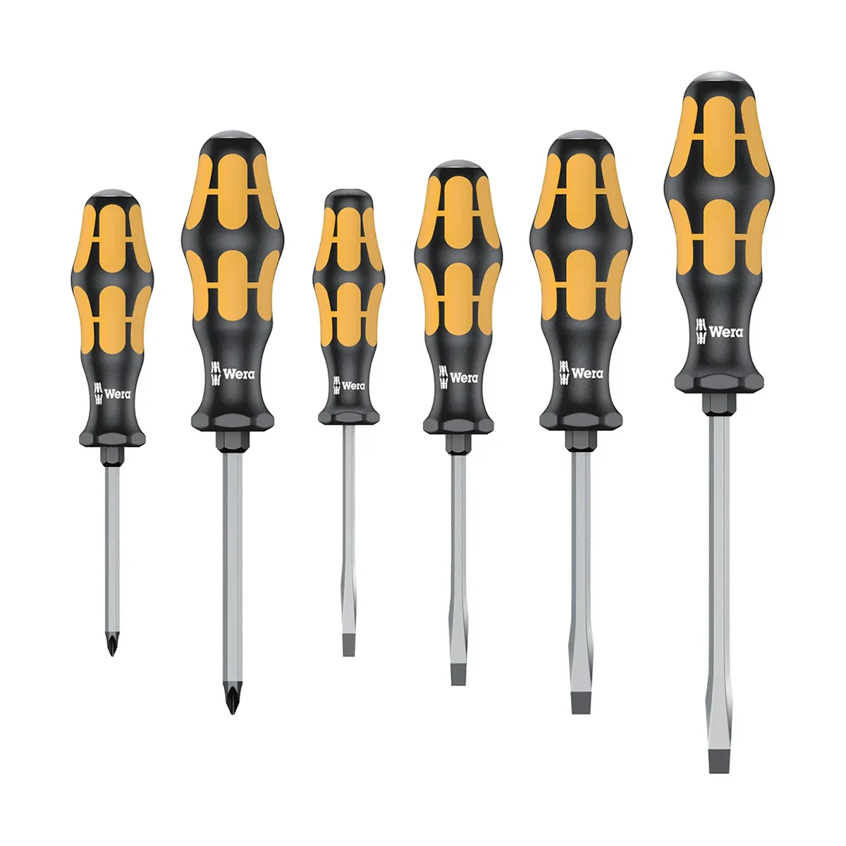 Wera Tools 05137812001 Kraftform 900/7 Set 2 7-Piece Screwdriver Set