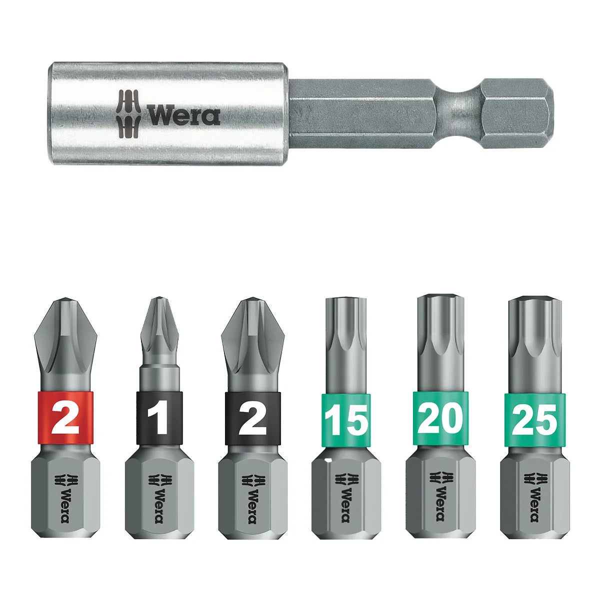 Wera Tools 05100028001 9540 Kraftform XL 17-Piece Screwdriver & Bottle Set