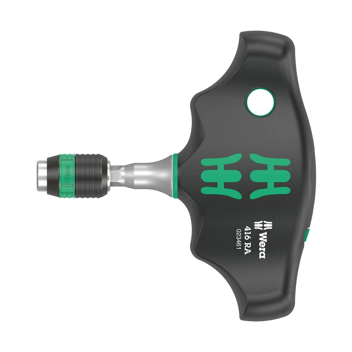 Wera Tools 05023461001 Rapidaptor 416 RA Ratcheting T-Handle Bitholding Screwdriver