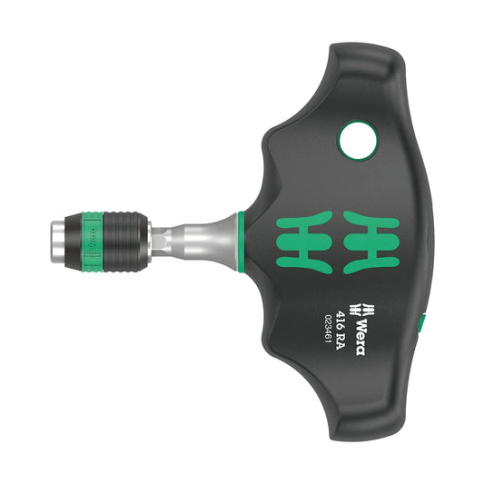 Wera Tools 05023461001 Rapidaptor 416 RA Ratcheting T-Handle Bitholding Screwdriver
