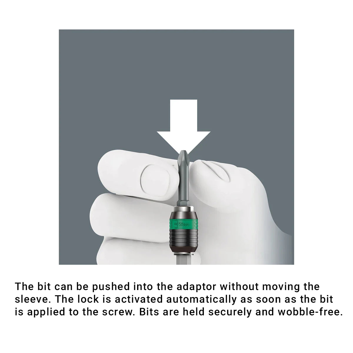 Wera Tools 05023461001 Rapidaptor 416 RA Ratcheting T-Handle Bitholding Screwdriver