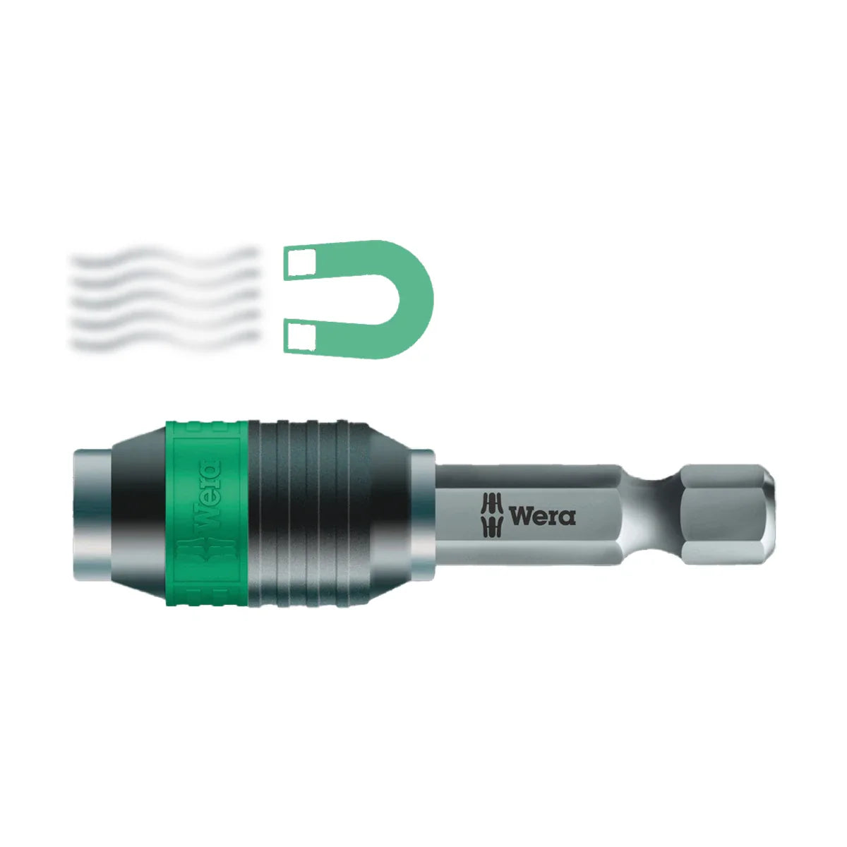 Wera Tools 05073421001 889/4/1 K SB Rapidaptor Universal 1/4" Bit Holder