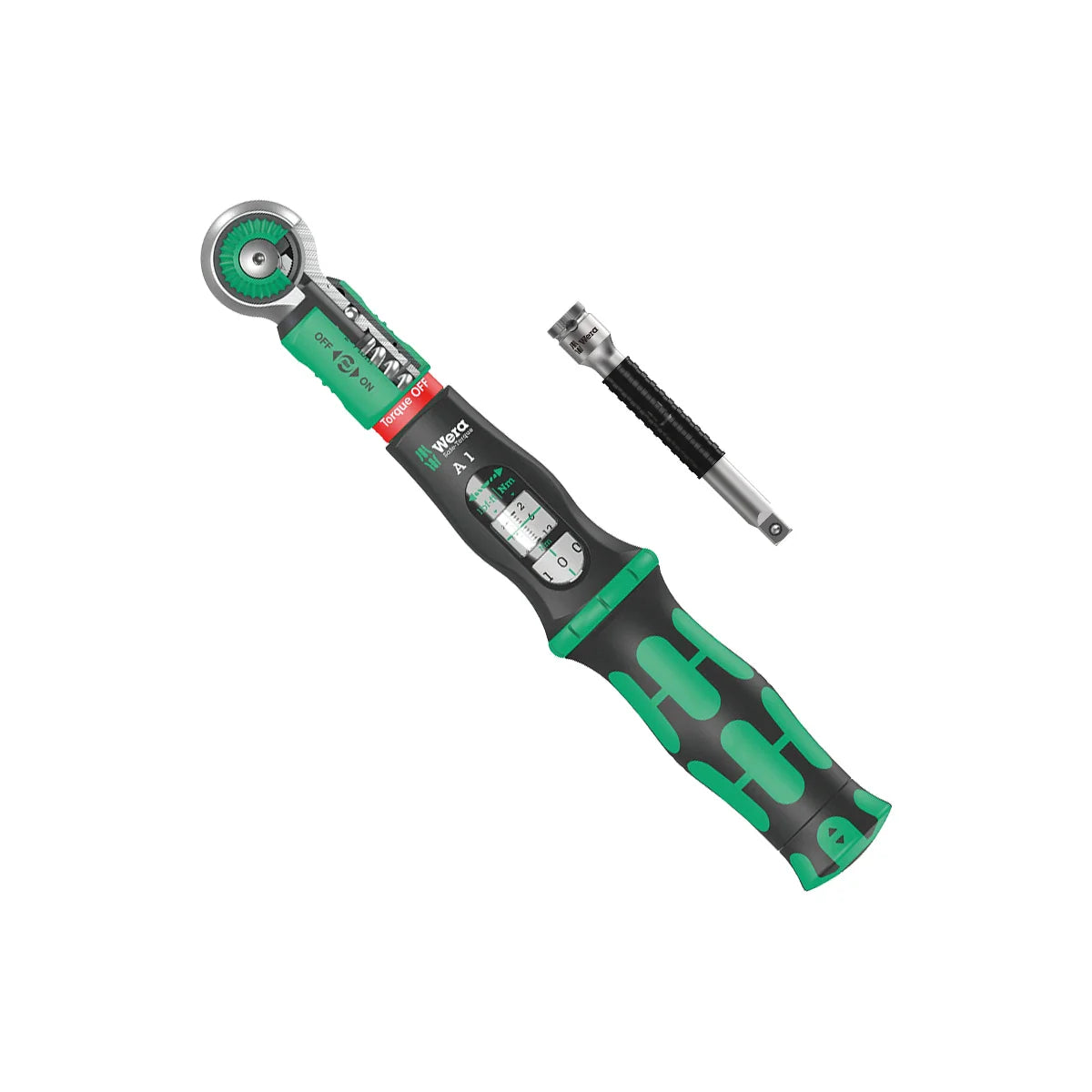 Wera Tools 05075830001 10-Piece Metric Safe-Torque A 1 Set 1 1/4" Square Head Drive 2-12 Nm