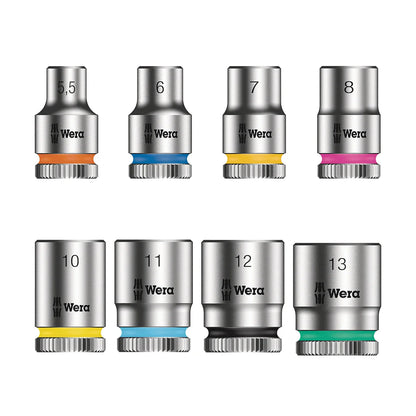 Wera Tools 05075830001 10-Piece Metric Safe-Torque A 1 Set 1 1/4" Square Head Drive 2-12 Nm