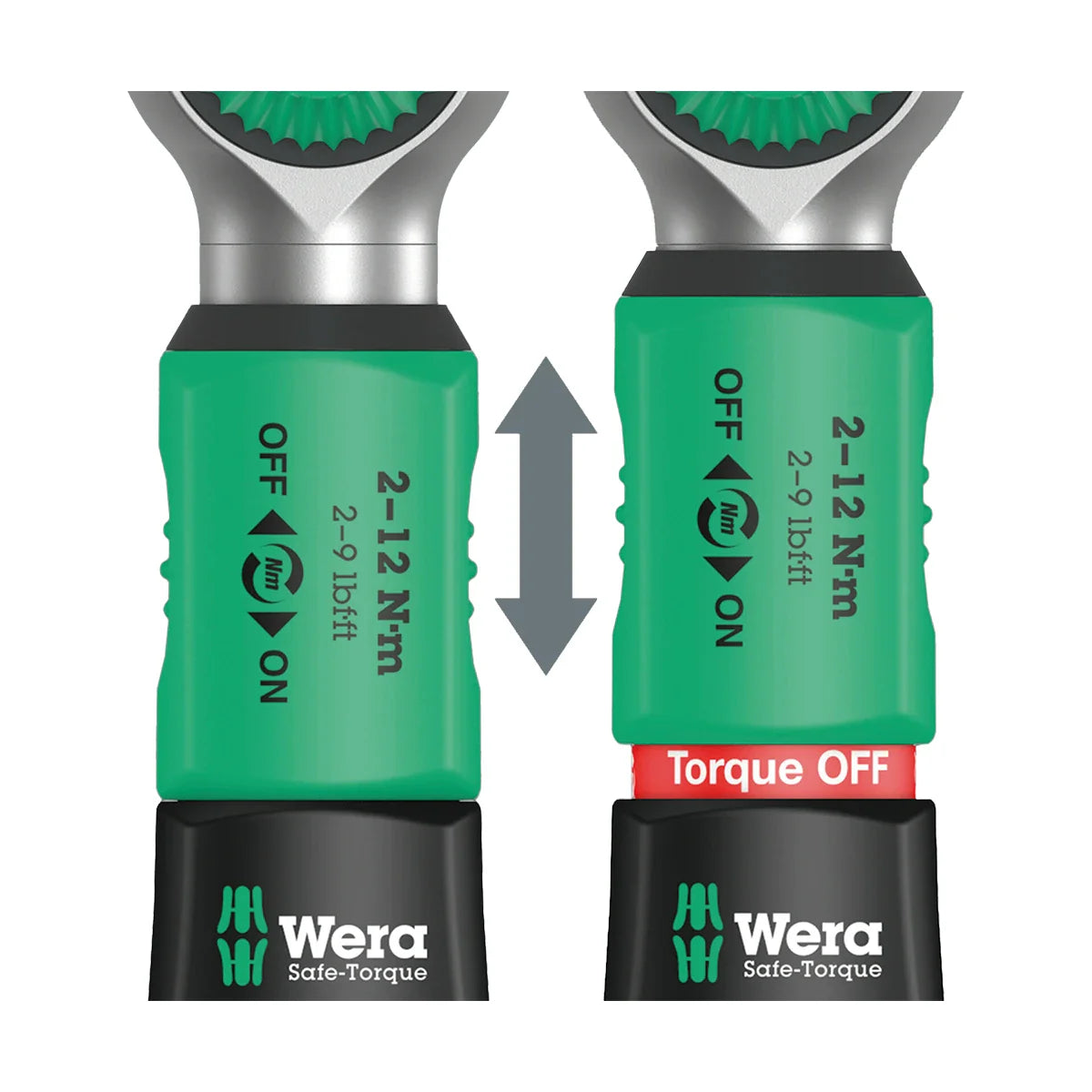 Wera Tools 05075830001 10-Piece Metric Safe-Torque A 1 Set 1 1/4" Square Head Drive 2-12 Nm