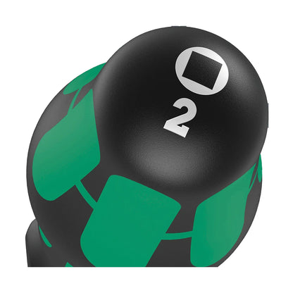 Wera Tools 05100071001 368 SB Screwdriver for # 2 Robertson Square Screws