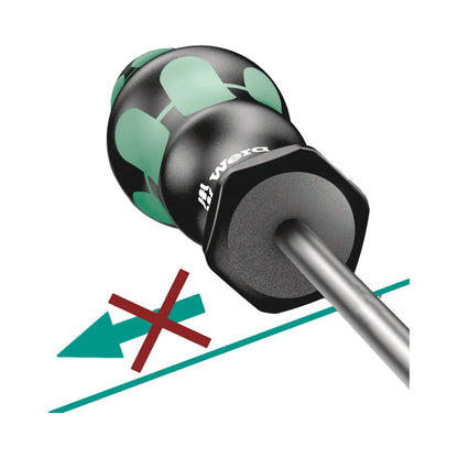 Wera Tools 05100071001 368 SB Screwdriver for # 2 Robertson Square Screws