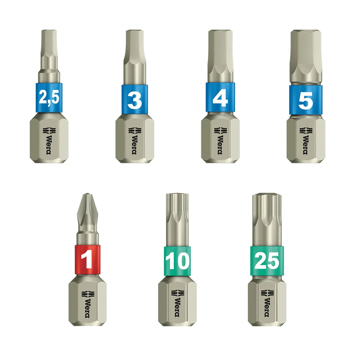 Wera Tools 05004185001 Kraftform Kompakt Bit-Holding Stubby Screwdriver Handle.