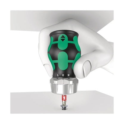 Wera Tools 05004185001 Kraftform Kompakt Bit-Holding Stubby Screwdriver Handle.