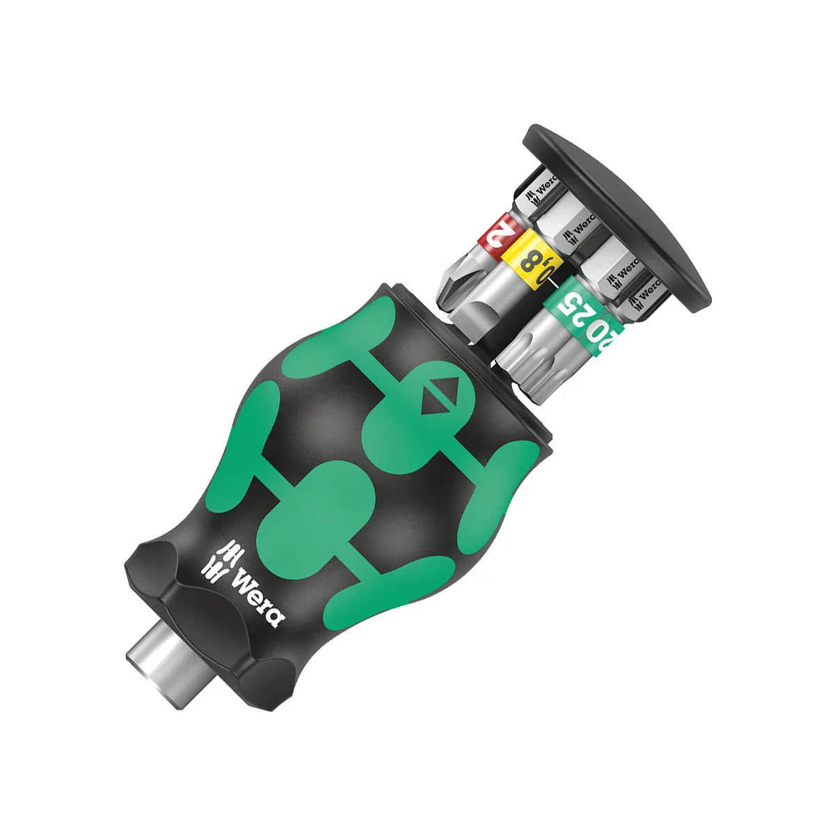 Wera Tools 05008873001 6-Piece Kraftform Kompakt Stubby Screwdriver Handle Set