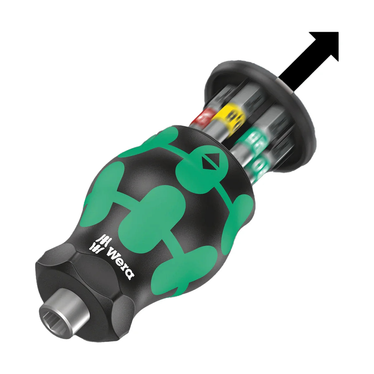 Wera Tools 05008873001 6-Piece Kraftform Kompakt Stubby Screwdriver Handle Set