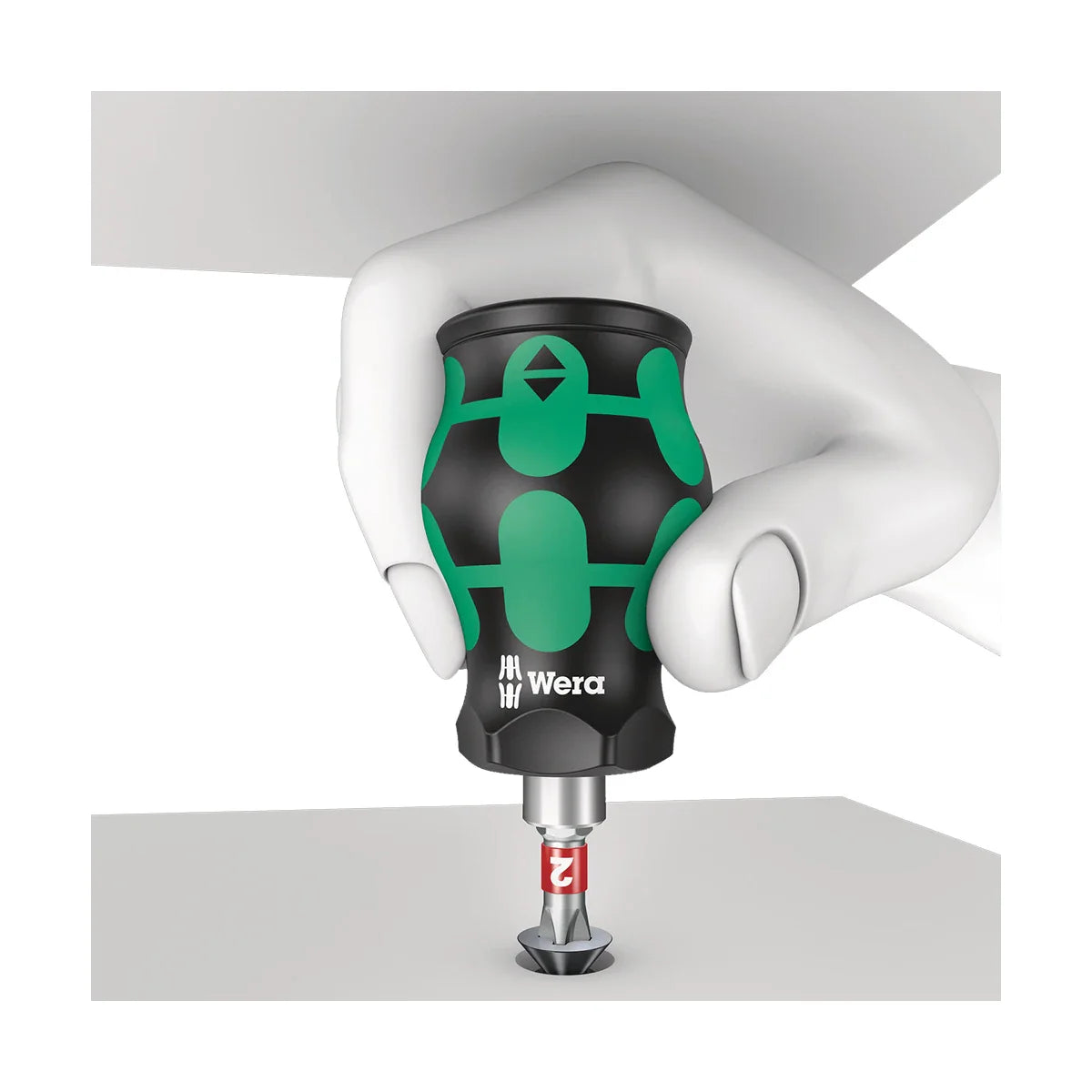 Wera Tools 05008873001 6-Piece Kraftform Kompakt Stubby Screwdriver Handle Set