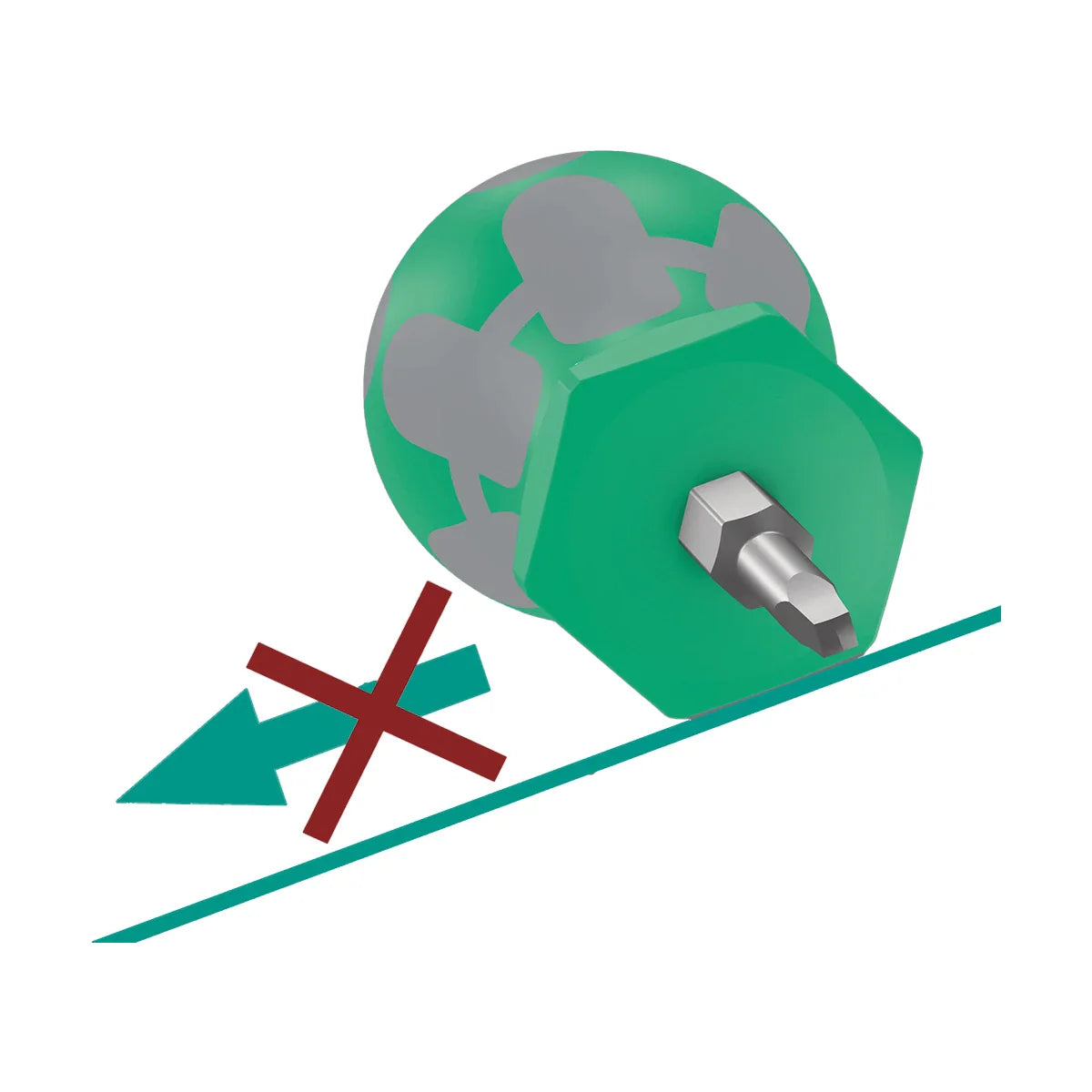 Wera Tools 05008864001 368 Stubby screwdriver for #2 Square Head Robertson Screws