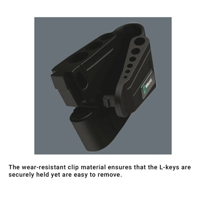 Wera Tools 05024179001 9-Piece Imperial Multi-Colour BlackLaser Torx Key Set