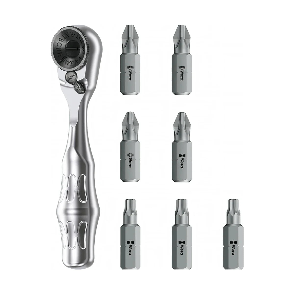 Wera Tools 05073645001 Bit-Check 10 Zyklop Mini 1 Ratchet & Bit Set