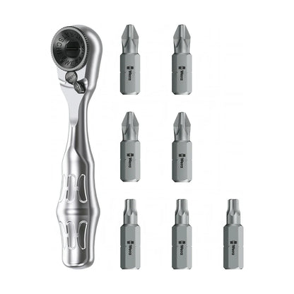 Wera Tools 05073645001 Bit-Check 10 Zyklop Mini 1 Ratchet & Bit Set
