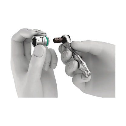 Wera Tools 05073645001 Bit-Check 10 Zyklop Mini 1 Ratchet & Bit Set