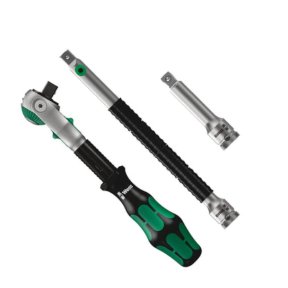 Wera Tools 05003536001 8100 SB All-in Zyklop 38 Piece Metric Speed Ratchet Set, 3/8" Drive