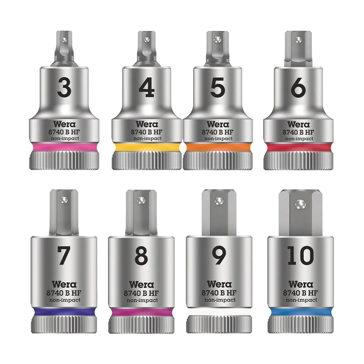 Wera Tools 05003536001 8100 SB All-in Zyklop 38 Piece Metric Speed Ratchet Set, 3/8" Drive