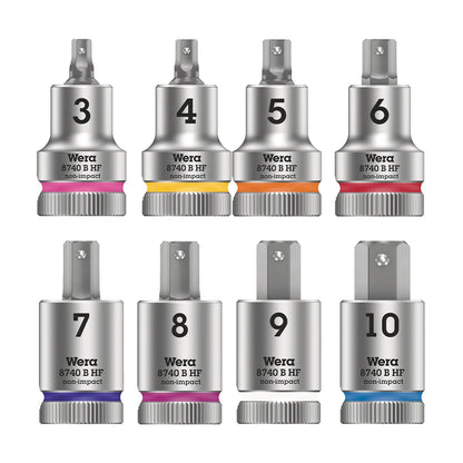 Wera Tools 05003536001 8100 SB All-in Zyklop 38 Piece Metric Speed Ratchet Set, 3/8" Drive