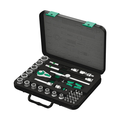 Wera Tools 05003596001 8100 SB 4 Zyklop Speed Ratchet 38 Piece Set 3/8" drive - Imperial