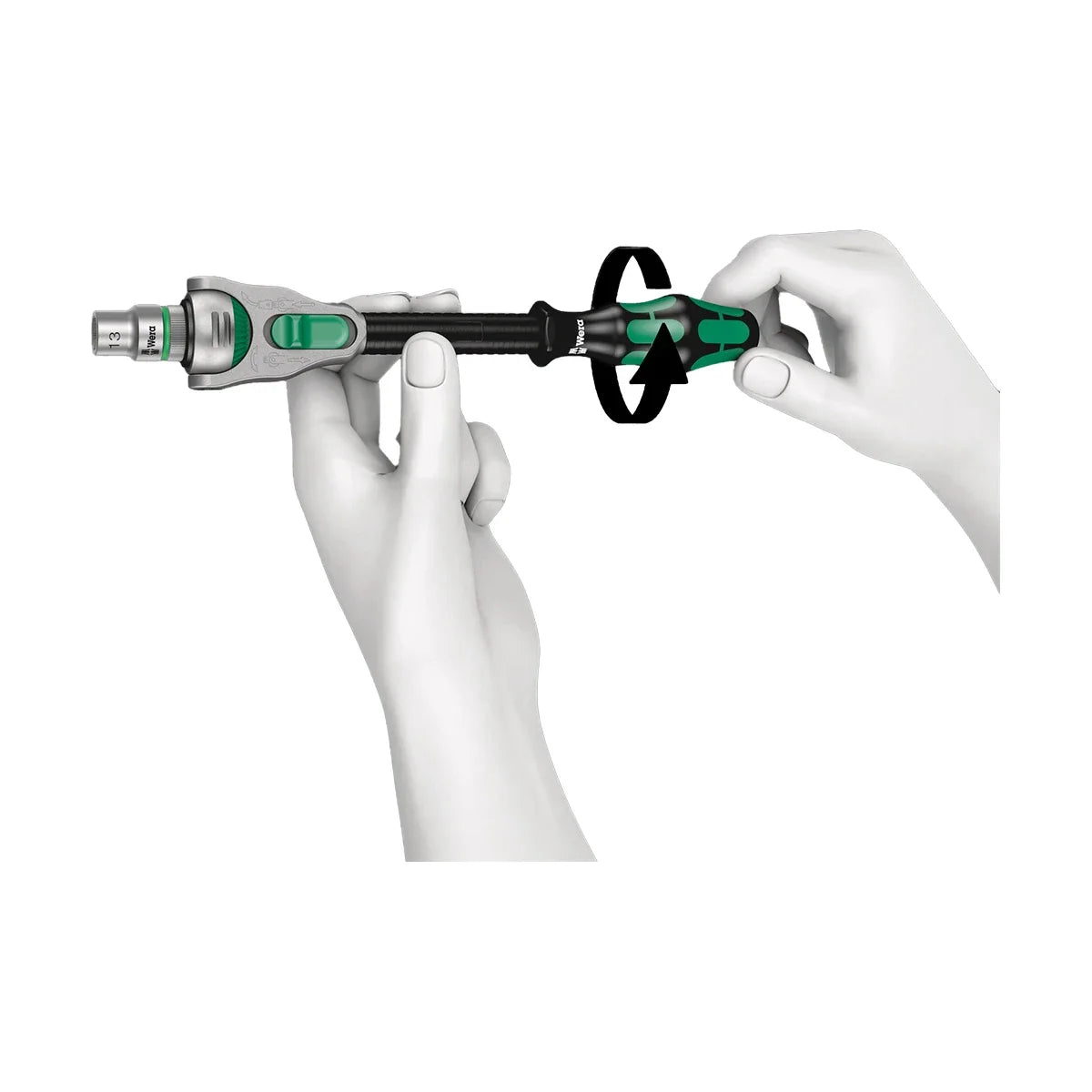 Wera Tools 05003596001 8100 SB 4 Zyklop Speed Ratchet 38 Piece Set 3/8" drive - Imperial