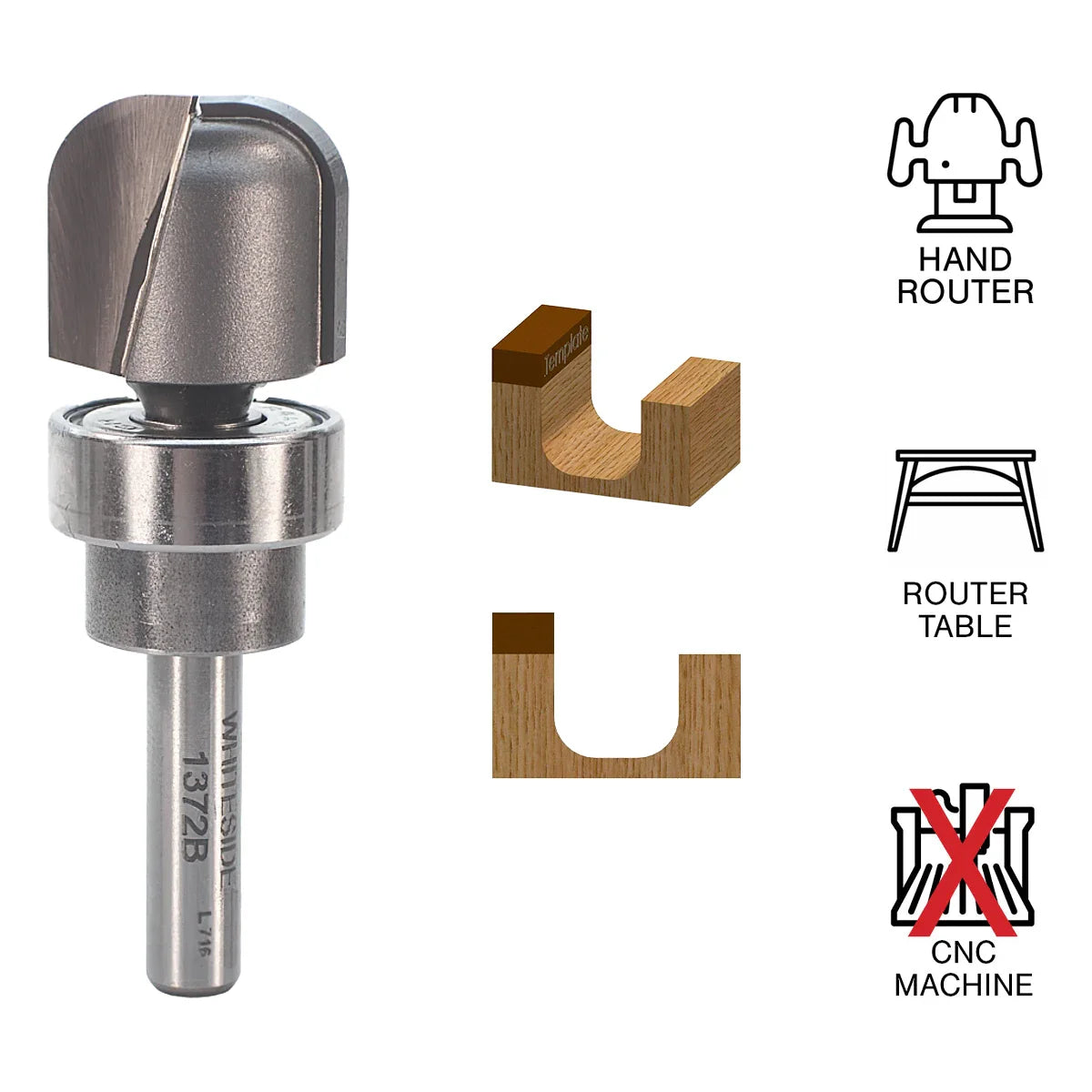 Whiteside SC90 Fiberglass Router Bit Whiteside SC90 Fiberglass Router Bit
