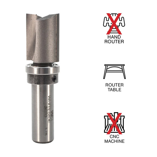 Whiteside WH3020 Template Bit 1/2"SH, 3/4"CD, 1"CL
