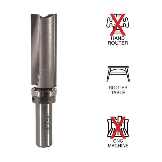 Whiteside WH3023 Template Bit 1/2"SH, 3/4"CD, 2"CL