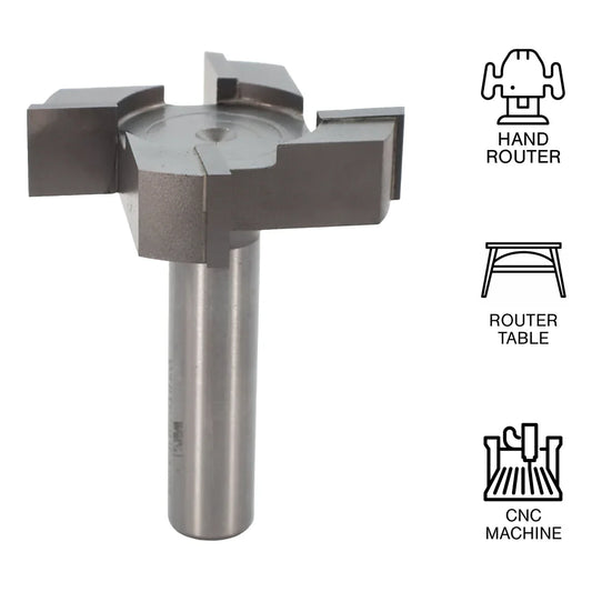 Whiteside WH6220 CNC Spoilboard Cutter 1/2"SH, 2"CD, 1/2"CL